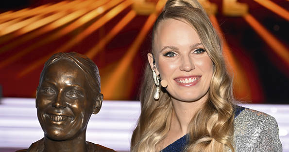 DK: 20230107, Herning, Danmark: Sport 2022. Hall of Fame Caroline Wozniacki Foto: Lars M ller UK: 20230107, Herning, Denmark: Sport 2022. Hall of Fame Caroline Wozniacki Photo: Lars Moeller