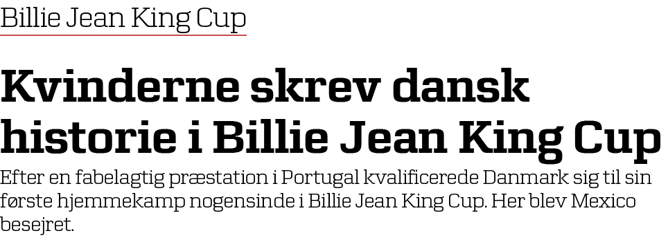 Billie Jean King Cup Kvinderne skrev dansk historie i Billie Jean King Cup Efter en fabelagtig pr station i Portugal ...