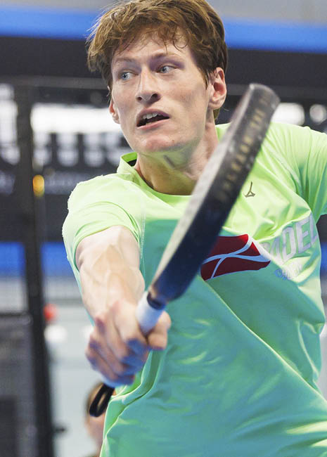 Herning, Denmark - June 22: Padel DM i PadelWorld on June 22, 2024 in Herning, Denmark. (Photo by Allan Hogholm)