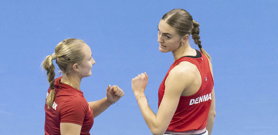 BJKC 2025, USA -Denmark, Bratislava, Slovakia, 11.4.2025, Laura Brunkel (DEN)                  Emilie Francati (DEN)                         