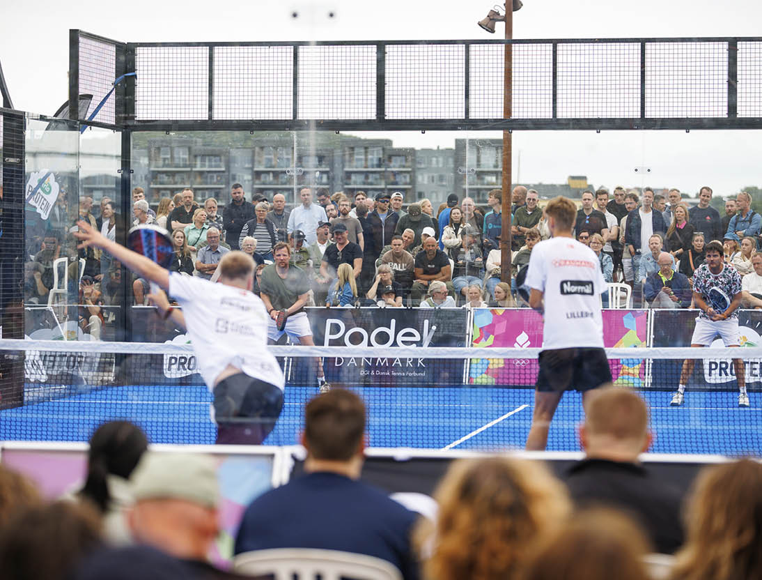 Aalborg, Denmark - June 28: Padel DM i DM-Ugen i Aalborg Tennisklub on June 28, 2025 in Aalborg, Denmark. (Photo by Allan Hogholm)