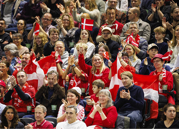 K benhavn, Denmark - February 01: Davis Cup Elmer M ller mod Miomir Kecmanovic i Davis Cup on February 01, 2025 in K benhavn, Denmark. (Photo by Allan Hogholm)