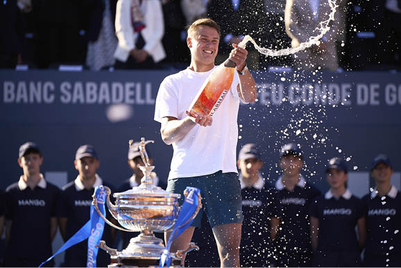 BARCELONA, SPAIN - APRIL 20: ATP Barcelona Open Banc Sabadell 2025 at the Real Club de Tenis Barcelona on April 20, 2025 in Barcelona, Spain. (Photo by Manuel Queimadelos/ Quality Sport images//Barcelona Open Banc Sabadell)